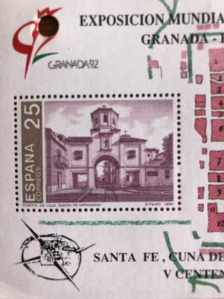 Exposición Mundial Filatelia Granada 92
