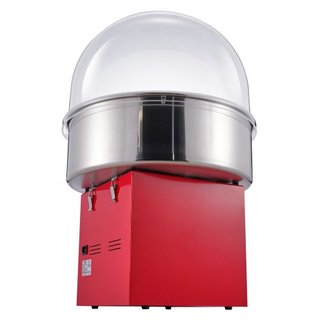 Máquina de Algodón de Azúcar Eléctrica, Fabricante de Algodón de Azúcar de 1000W, Máquina Comercial de Algodón de Azúcar con Tapa, Tazón de Acero Inoxidable, Cucharón de Azúcar, Cajón, Perfecta pa...