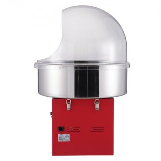 Máquina de Algodón de Azúcar Eléctrica, Fabricante de Algodón de Azúcar de 1000W, Máquina Comercial de Algodón de Azúcar con Tapa, Tazón de Acero Inoxidable, Cucharón de Azúcar, Cajón, Perfecta pa...