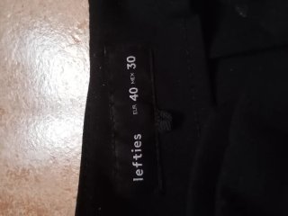 Pantalón acampanado Lefties negro talla L/40/30/12