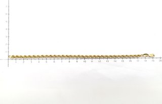 Pulsera de Oro Cordón 18 Kt. 4.9 gr. segunda mano