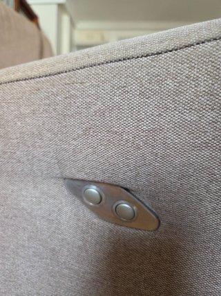 Butaca reclinable eléctrica beige