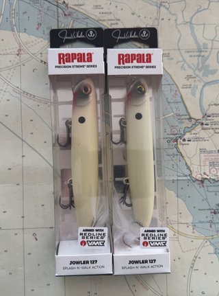 Lote 2 señuelos Rapala Jowler 127 - 217