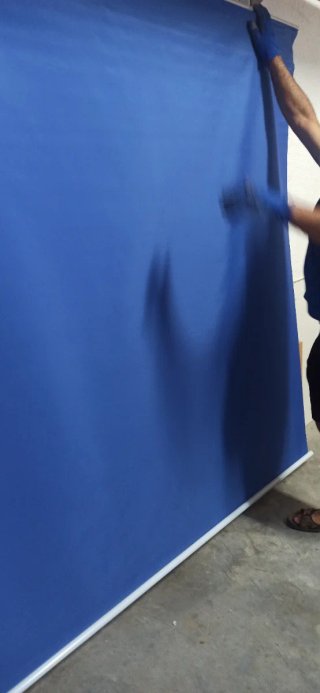 OCASIÓN ESTOR AZUL ENROLLABLE QUITA SOL
