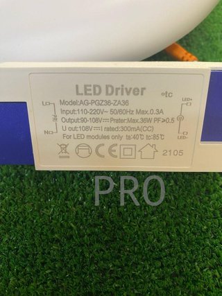 LED ATOMANT Downlight LED Panel Redondo