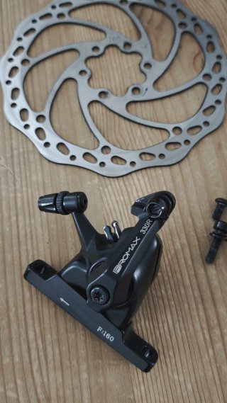 Pinzas Freno Disco Promax 330r/300r + Discos