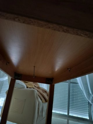Mesa camilla de madera