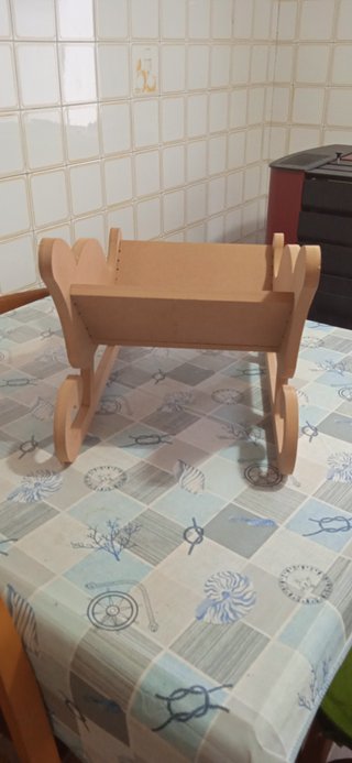 TRINEO DE MADERA DECORATIVO