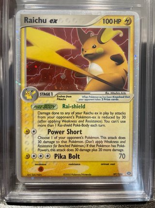 Raichu ex 97/106 Ex Emerald Carta Pokémon