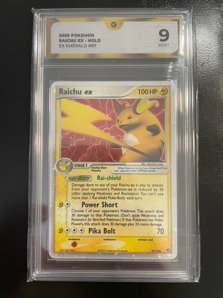 Raichu ex 97/106 Ex Emerald Carta Pokémon