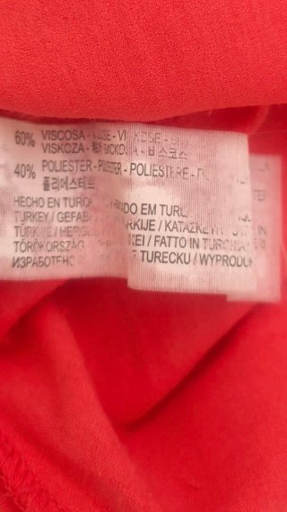 Blusa coral Pull and Bear