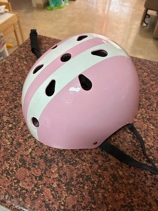 Casco Bicicleta Niña Rosa