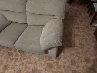 Sofá 3 plazas y sofá 2 plazas beige