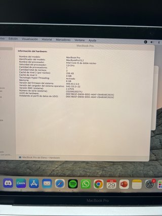 MacBook Pro Touch Bar 2016 256GB