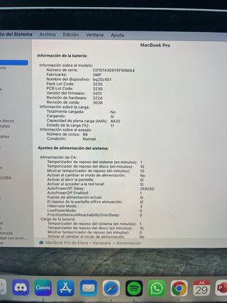 MacBook Pro Touch Bar 2016 256GB