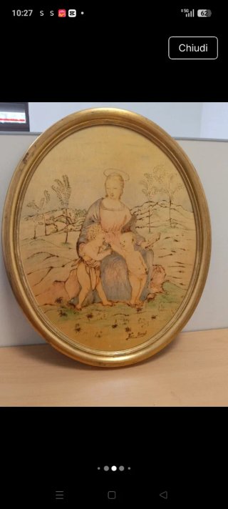 Capoletto Madonna Legno Dorato