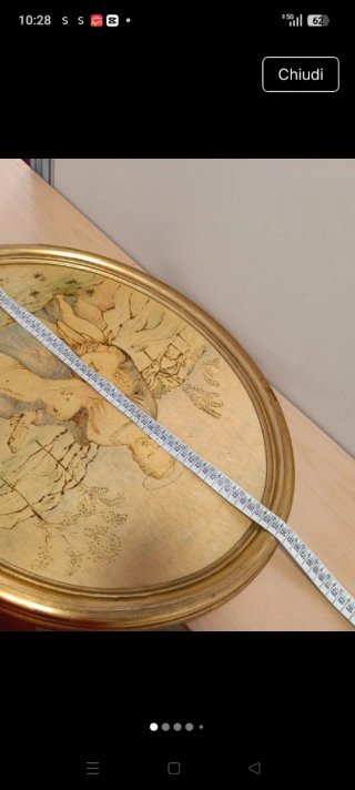 Capoletto Madonna Legno Dorato