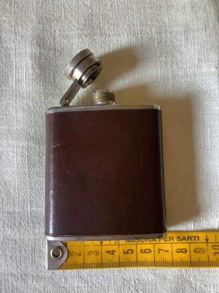 Fiaschetta tascabile vintage Acciaio Inox