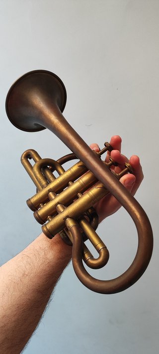 Trompeta Vintage Bronce sin Boquilla