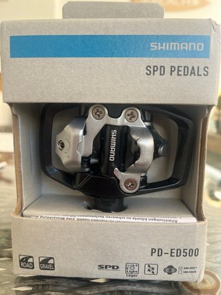 Pedales Shimano SPD PD-ED500 sin usar
