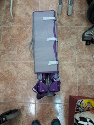 Cuna de viaje plegable