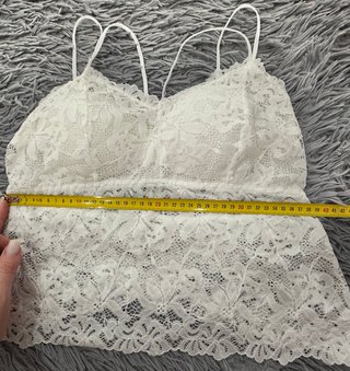 3 Tops Bralette L (Marrón, Blanco, Negro)