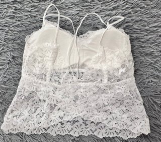 3 Tops Bralette L (Marrón, Blanco, Negro)