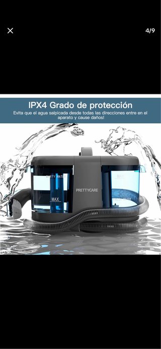Aspiradora Limpiatapicerías PRETTYCARE