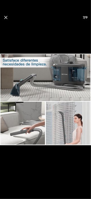 Aspiradora Limpiatapicerías PRETTYCARE
