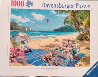 Puzzle Ravensburger 1000 piezas Playa Tropical