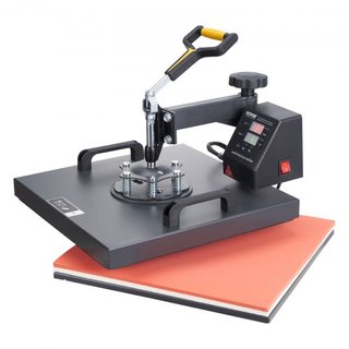 Máquina de Prensa Térmica, 15x15 pulgadas / 38x38 cm, Impresora de Transferencia por Sublimación 2EN1 Clamshell con Recubrimiento de Teflón, Control de Calor Digital Preciso, Powerpress para Camis...