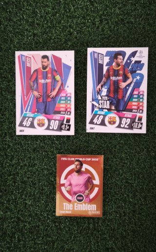 Lote Cromos Topps Panini Leo Messi Edición Limitad