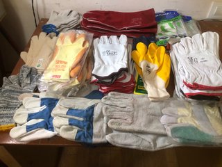 Guantes Trabajo de Cuero ,goma, de soldar