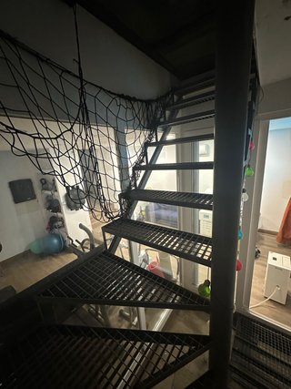Escaleras metálicas en espiral