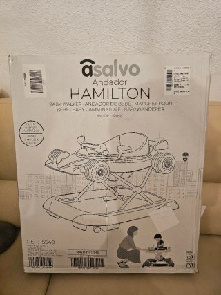 Andador Asalvo Hamilton Rosa