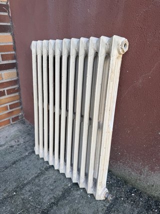 Radiador de hierro fundido beige