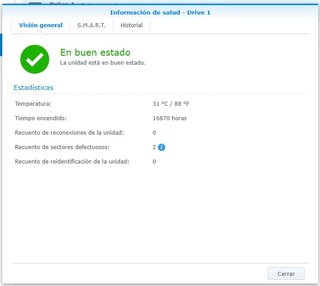 NAS Synology DS213 (2 discos)