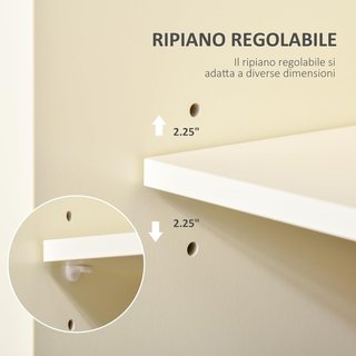 Isla de Cocina de Madera y MDF con Cajones, Armario y Toallero, Carrito de Cocina con 4 Ruedas para Utensilios, 110X49.5X89.5 Cm, Blanco