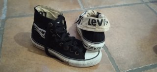 Zapatillas Levi's Talla 36 Negras/Blancas