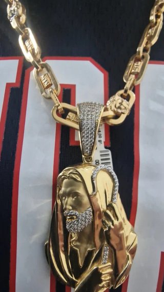 Conjunto Cadena Oro 18kt y Colgante