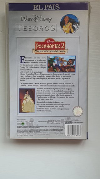 VHS Pocahontas 2: Viaje a un Nuevo Mundo