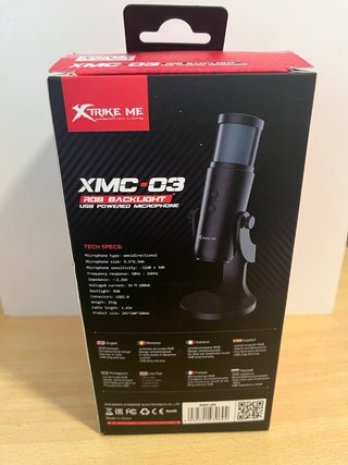Micrófono USB Xtrike Me XMC-03 RGB para Streaming