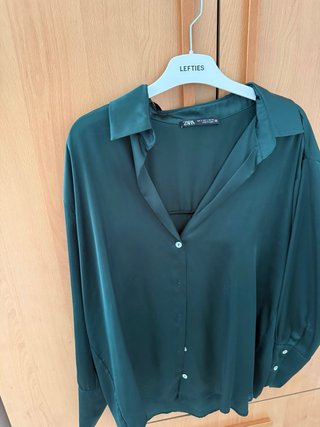 Blusa Zara Verde Talla L