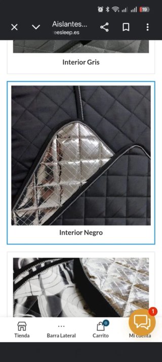 Aislantes térmicos oscurecedores ventanas 9 capas.