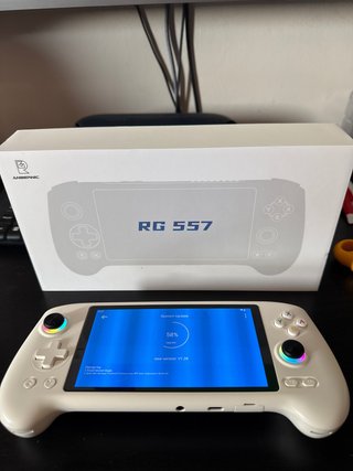Anbernic RG557 Consola Portátil Blanca