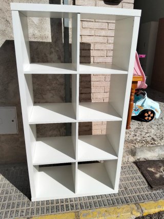 Mueble Cubos Blanco Madera