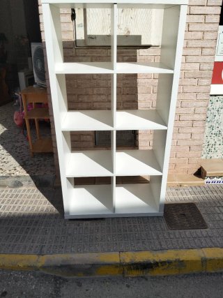 Mueble Cubos Blanco Madera