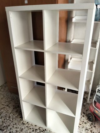 Mueble Cubos Blanco Madera