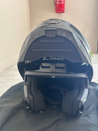 Casco Moto LS2 Negro y Amarillo