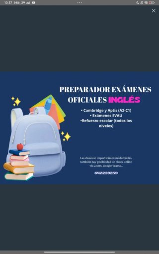 CLASES DE VERANO INGLÉS ONLINE (TODOS LOS NIVELES)